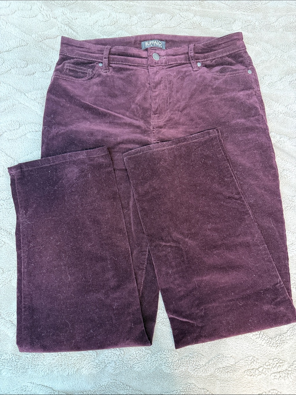 Buffalo David Bitton Burgundy Corduroy Pants